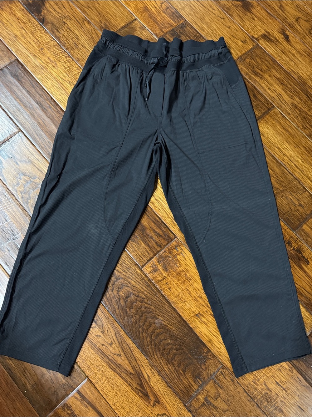 lululemon athletica Black Relaxed Track Joggers